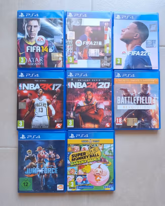 Lotto giochi ps4