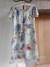 Vestito nuovo fantasia fiori tg s rené derhy