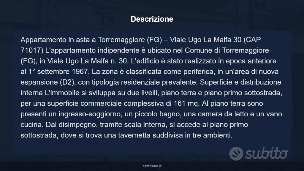 Appartamento – Torremaggiore, Foggia - Altro