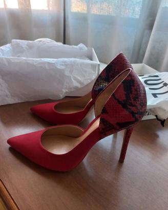 scarpe  rosse numero 37 tacco alto  
