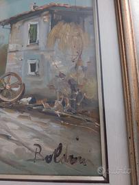 🎨 Quadro Boldrini - Paesaggio Rurale - 30x40  🖼️