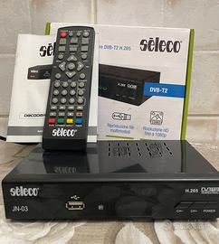 Decoder Digitale Terrestre T-2 H265  Seleco  Jn-03