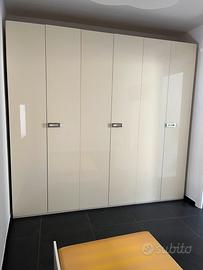 Armadio camera da letto laccato bianco