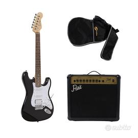 SET CHITARRA ELETTRICA, BORSA, AMPLI PARK G25R