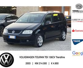 VOLKSWAGEN Touran TDI 136CV Trendline 7 posti