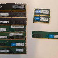 RAM DDR4 da 8 e 16GB