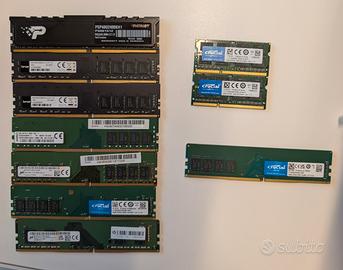 RAM DDR4 da 8 e 16GB