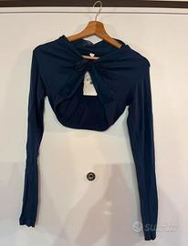 Coprispalle blu elegante