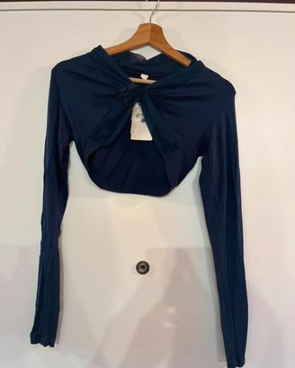 Coprispalle blu elegante
