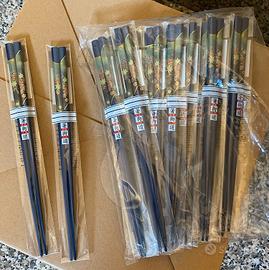 24 paia di bastoncini giapponesi riutilizzabili