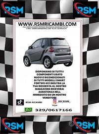 TUITTI I RICAMBI SMART E MICROCAR NUOVI E USATI