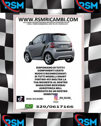 TUITTI I RICAMBI SMART E MICROCAR NUOVI E USATI