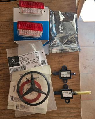luci sotto porta Mercedes + stemma Mercedes 