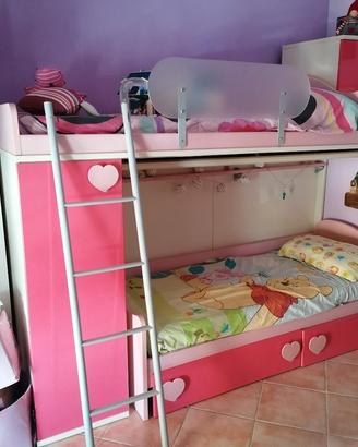 cameretta da bambina a ponte
