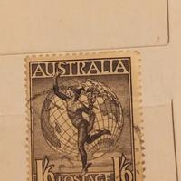 Australia 1932- 1/6 Hermes e globo - usato