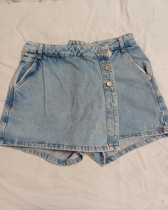 pantaloncino gonna jeans