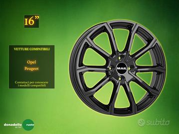 Cerchi in Lega Mak 16" Opel e Peugeot