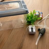 Kit acquario pesci rossi