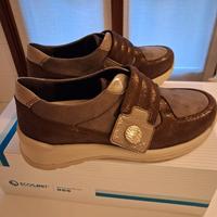 scarpe ecosanit pelle e camoscio con plantare es