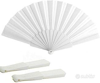 100 VENTAGLI Bianchi per Matrimonio