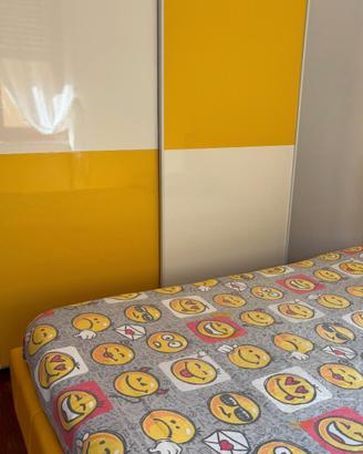 Armadio e letto 1 una piazza emmezza  
