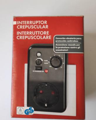 Interruttore Crepuscolare con Timer Nuovo