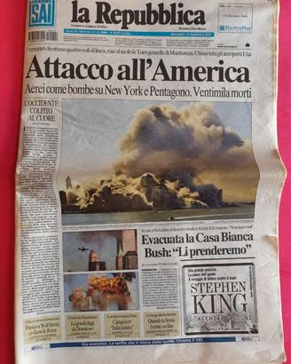 Giornale e riviste attentato alle Torri Gemelle