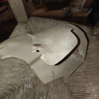 cuffia alluminio vespa piaggio faro basso vl