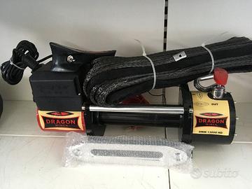 Verricello Dragon Winch 13000Lb 12V cavo Dyneema