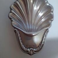 1 Ciotola a forma di conchiglia argento 800