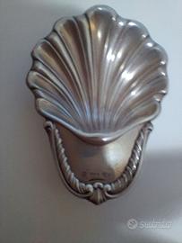 1 Ciotola a forma di conchiglia argento 800