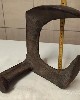 VECCHIA ANTICA INCUDINE DA CALZOLAIO CIABATTINO 