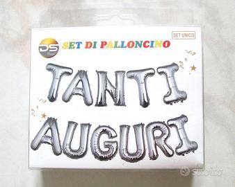 Palloncini AUGURI happy birthday buon compleanno
