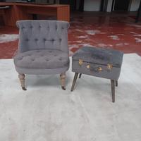 POLTRONCINA+PUOFF SHABBY