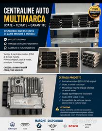 CENTRALINE AUTO ORIGINALI – MULTIMARCA