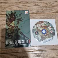 Metal Gear Solid 2 demo con booklet