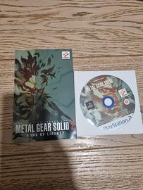 Metal Gear Solid 2 demo con booklet