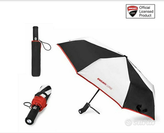 DUCATI CORSE ombrello pieghevole+torcia led NUOVA