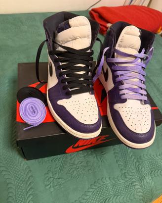Jordan 1 Retro High Court Purple White