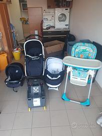 Trio Peg Perego Book 51S + Seggiolone Chicco