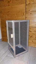 Teca gabbia insetti stecco rettili 50cm RETE