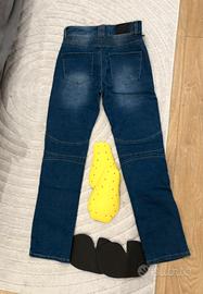 Pantaloni moto donna con protezioni
