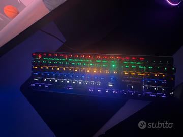 tastiera mars gaming con switch rossi