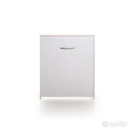 Letto singolo estraibile a scomparsa 