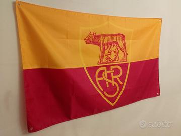 as Roma bandiera da vetrata 