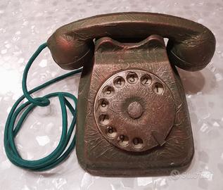 Telefono a disco Sip vintage decoupage usato