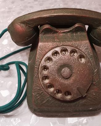 Telefono a disco Sip vintage decoupage usato