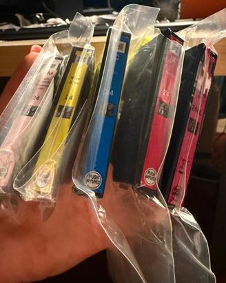 5 cartucce stampanti Epson originali 24 e 24XL