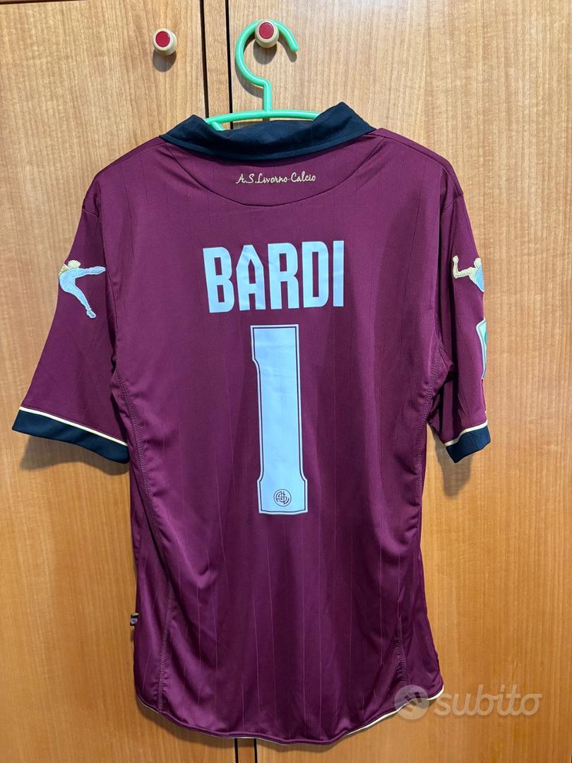 Maillot De Foot Livorno Match Worn/Issued - Dédicacé - Taille L - Marque Legea