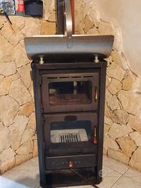 stufa a legna con forno